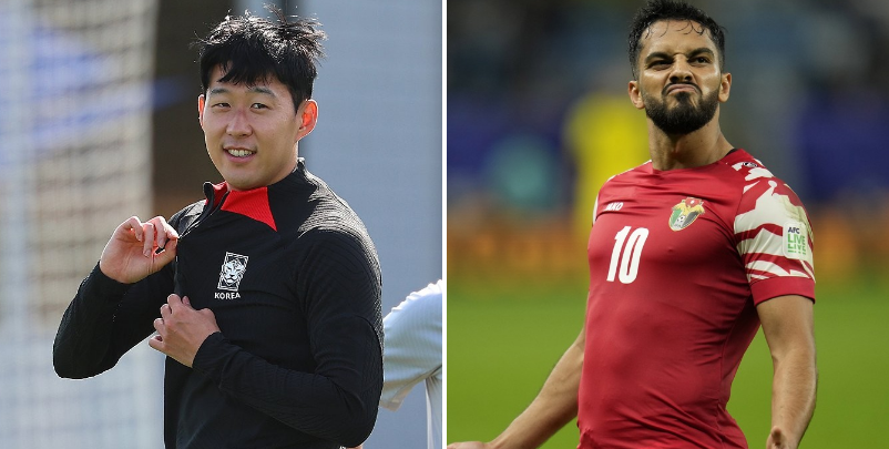 한국(손흥민) , 요르단(알타마리) / 출처 : AFC