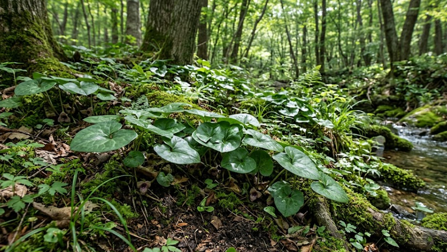 세신(細辛, Asarum sieboldii)