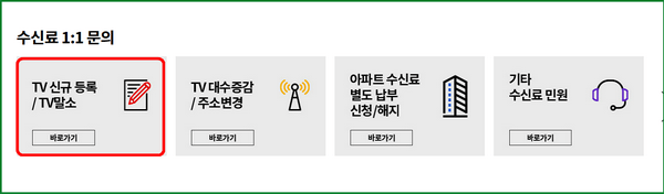 KBS TV수신료 해지 및 분리징수 신청 방법