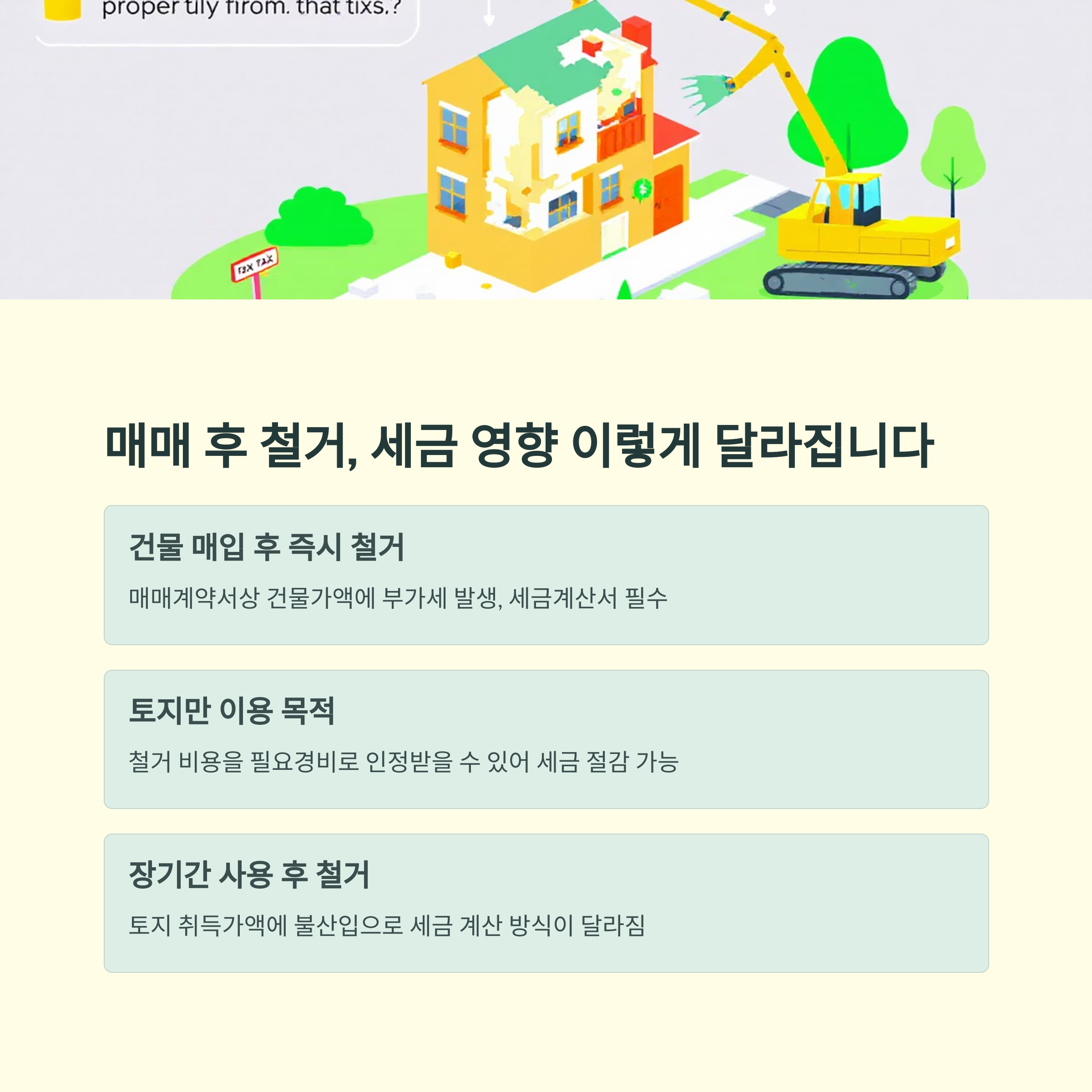건물철거 세금영향
