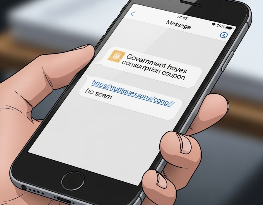 민생회복쿠폰스미싱주의보