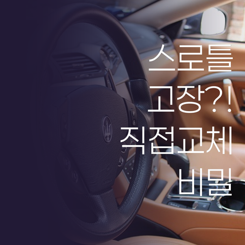 전동킥보드 스로틀 고장 직접 교체하는..