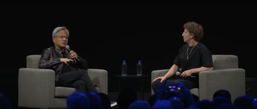 엔비디아 젠슨황과 마크 저커버그가 말하는 AI의 혁신