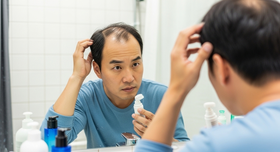 직장인 스트레스&middot;야근과 정수리 탈모 악화 메커니즘 분석