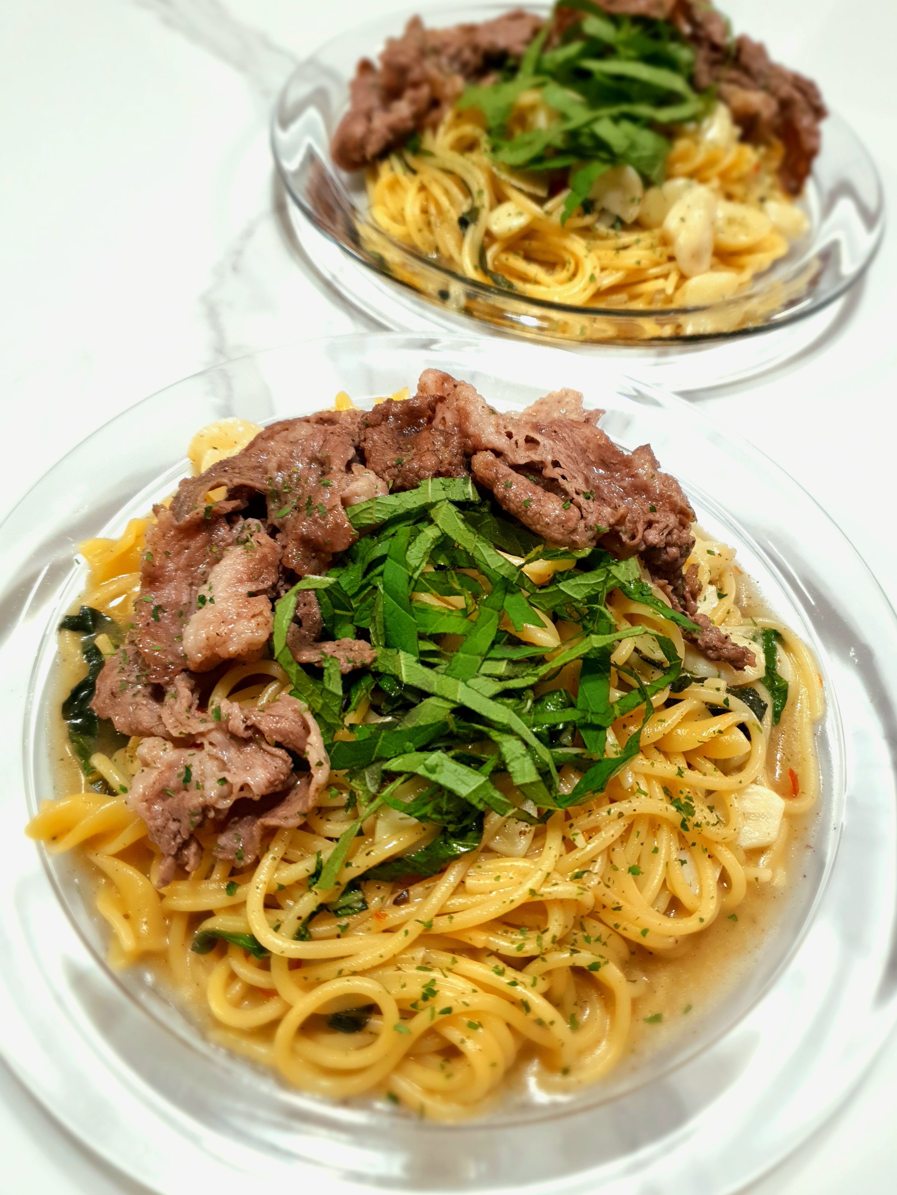 깻잎-향이-좋은-오일파스타-입니다.