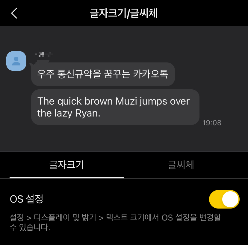 OS 설정