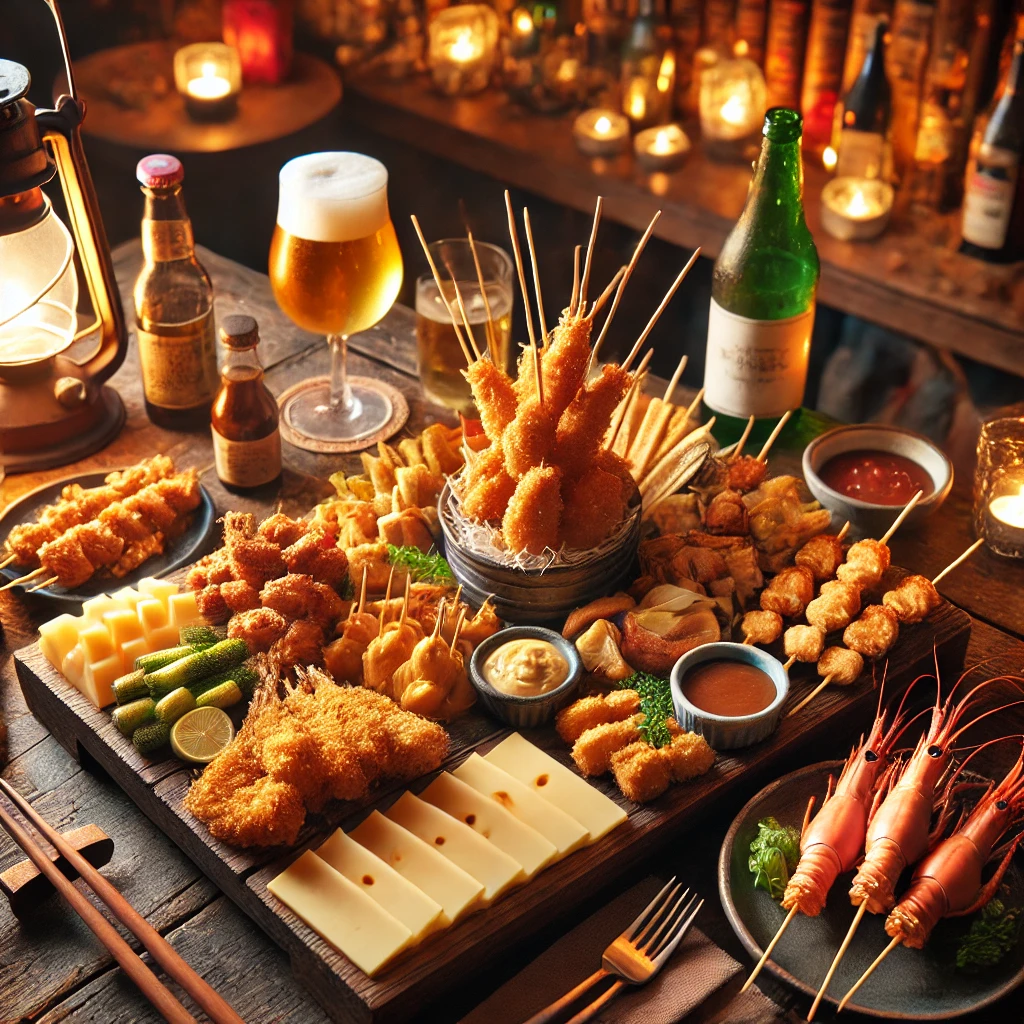 술 종류별 안주 믹스매치 사진