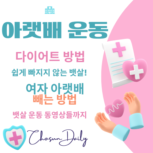 여자 아랫배 빼는 운동 방법 뱃살 복근 운동법 종류