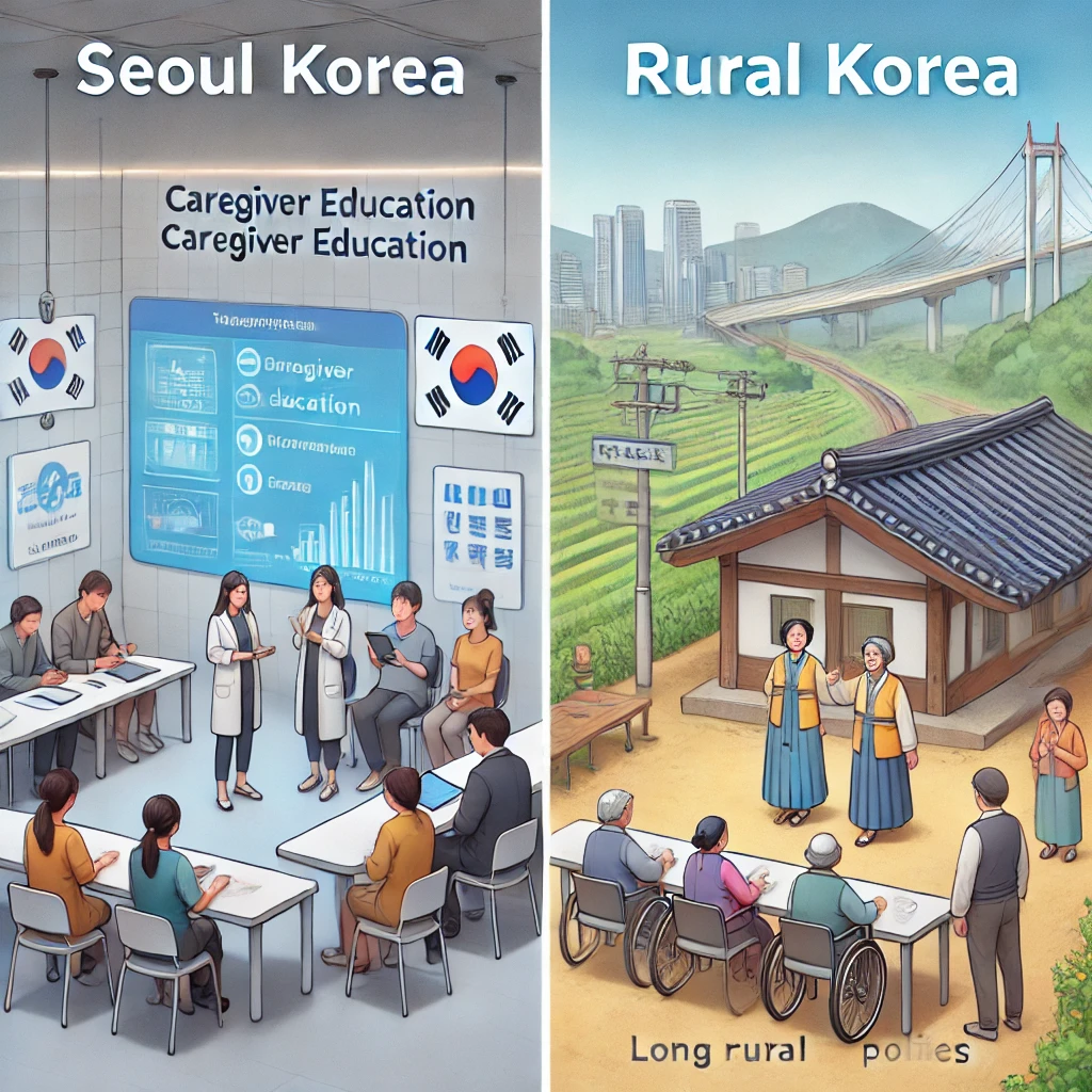 서울 vs 지방 요양보호 교육 차이 (교육내용, 접근성, 지원정책)에 관한 이미지