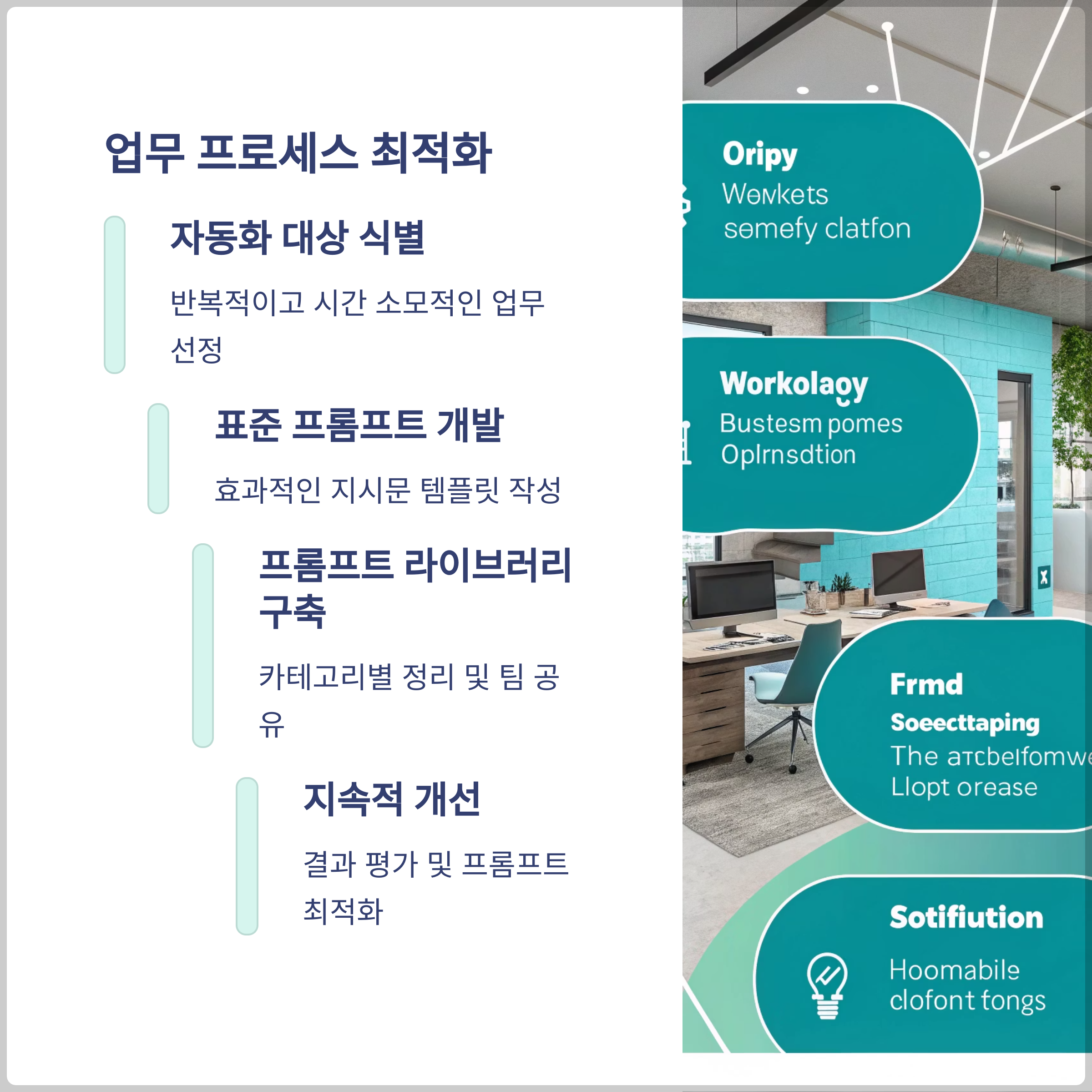 업무 프로세스 최적화 방법