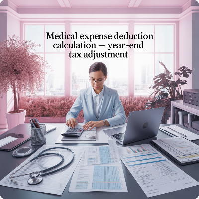 연말정산 의료비공제 계산법 이미지