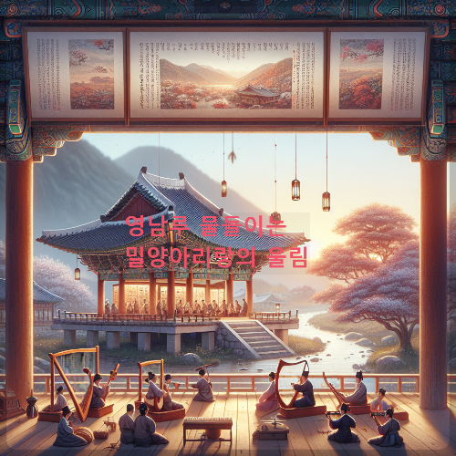 영남루 물들이는 밀양아리랑의 울림