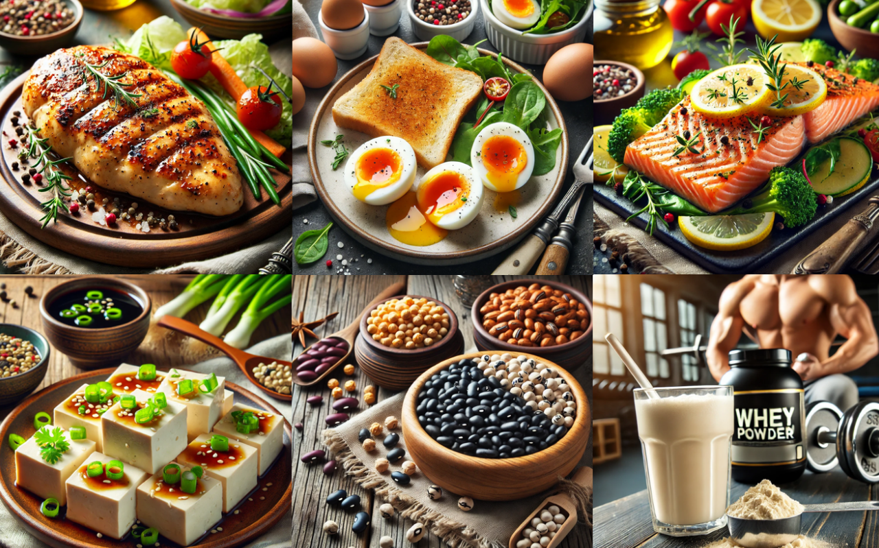 단백질음식 이미지