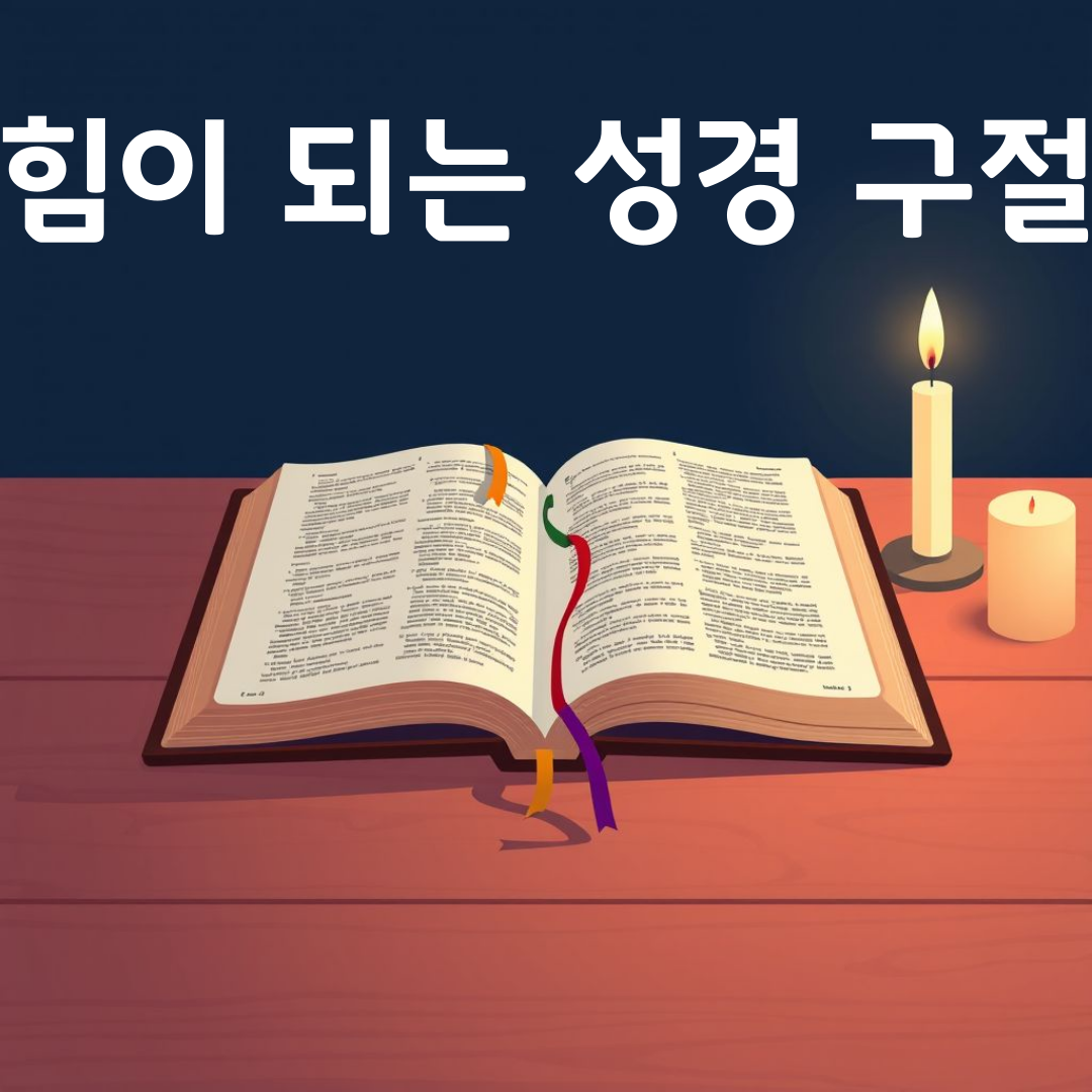 힘이 되는 짧은 성경구절 모음