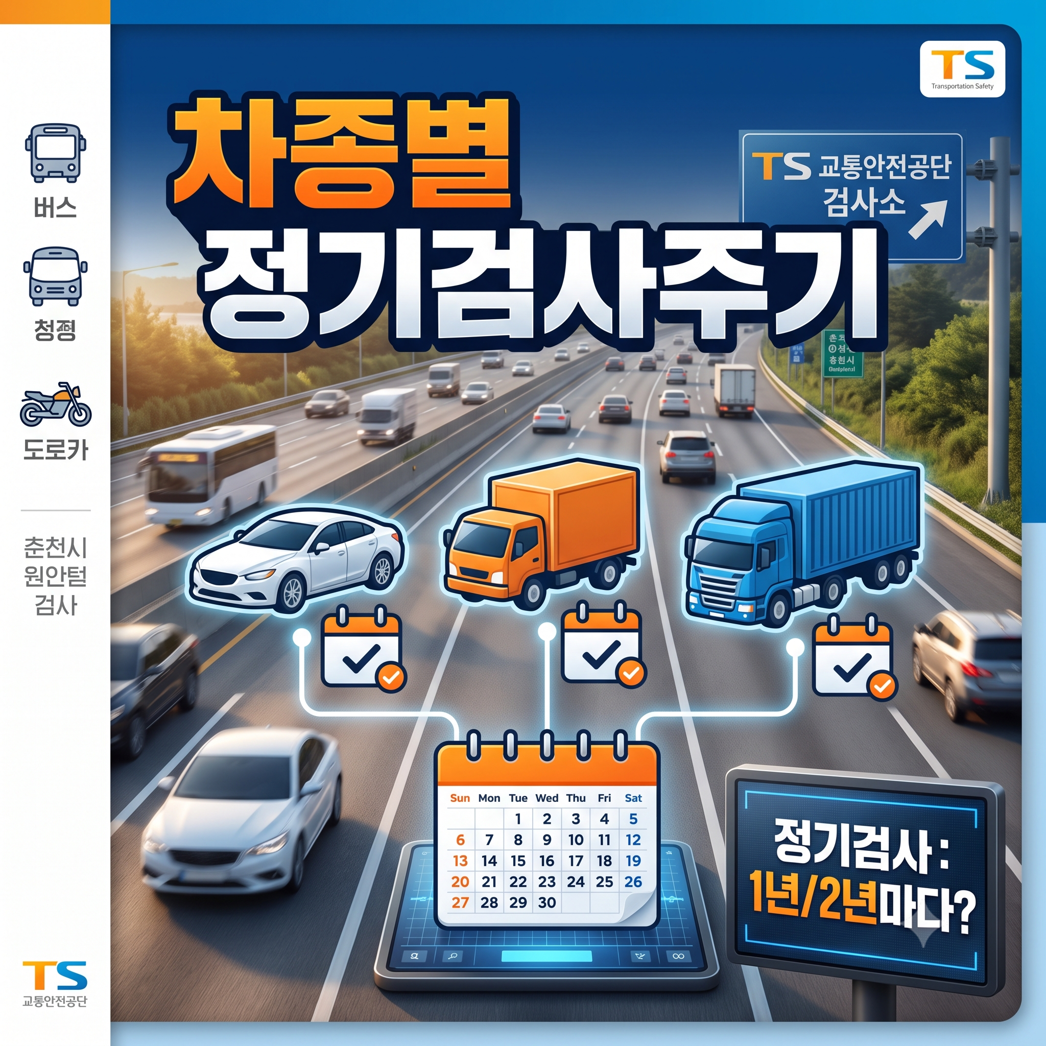 차종별 정기검사주기 총정리: 승용차 화물차 검사 유효기간 및 과태료
