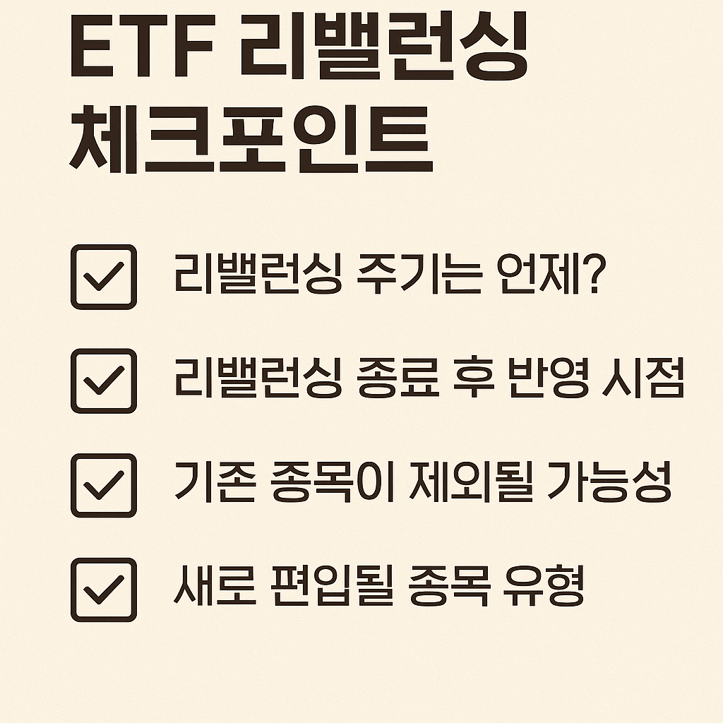 ETF 리밸런싱 쉽게 이해하기! 왜, 언제, 어떻게 바뀔까?