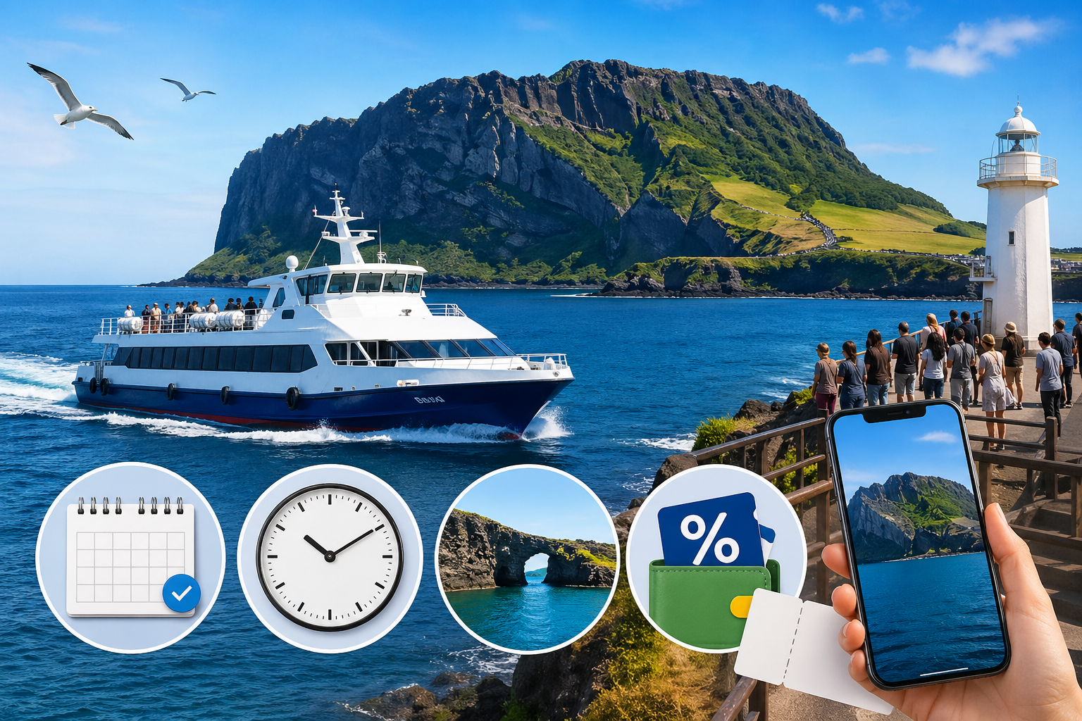 제주 성산포유람선 예약방법 총정리｜소요시간&middot;시간표&middot;제주올패스 할인까지 완벽 가이드 관련 사진