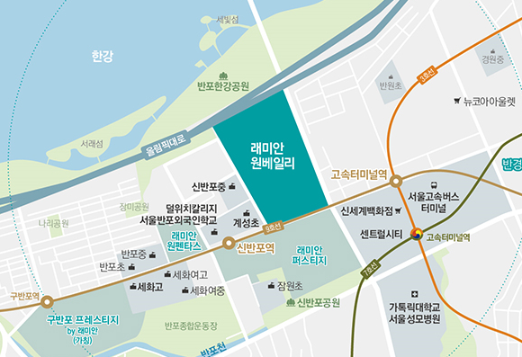 래미안 원베일리 추첨, 중도금, 분양가