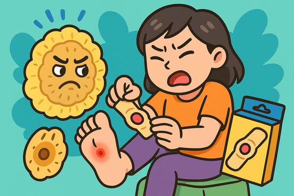 티눈 없애는 방법과 티눈밴드 효과1