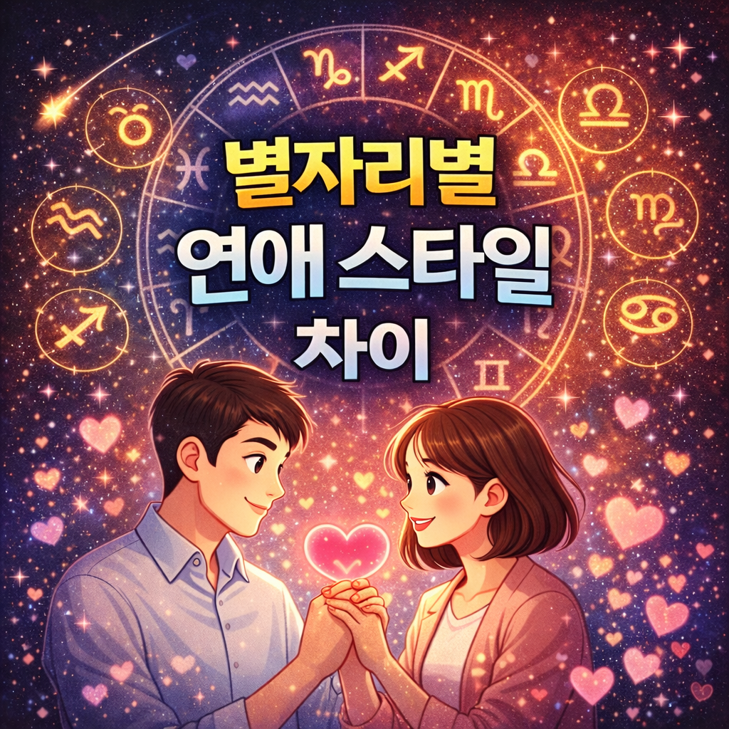 별자리별 연애 스타일 차이
