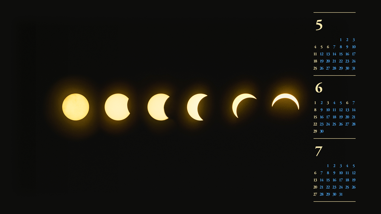 07 개기월식 B - 2025년6월 노트북배경화면