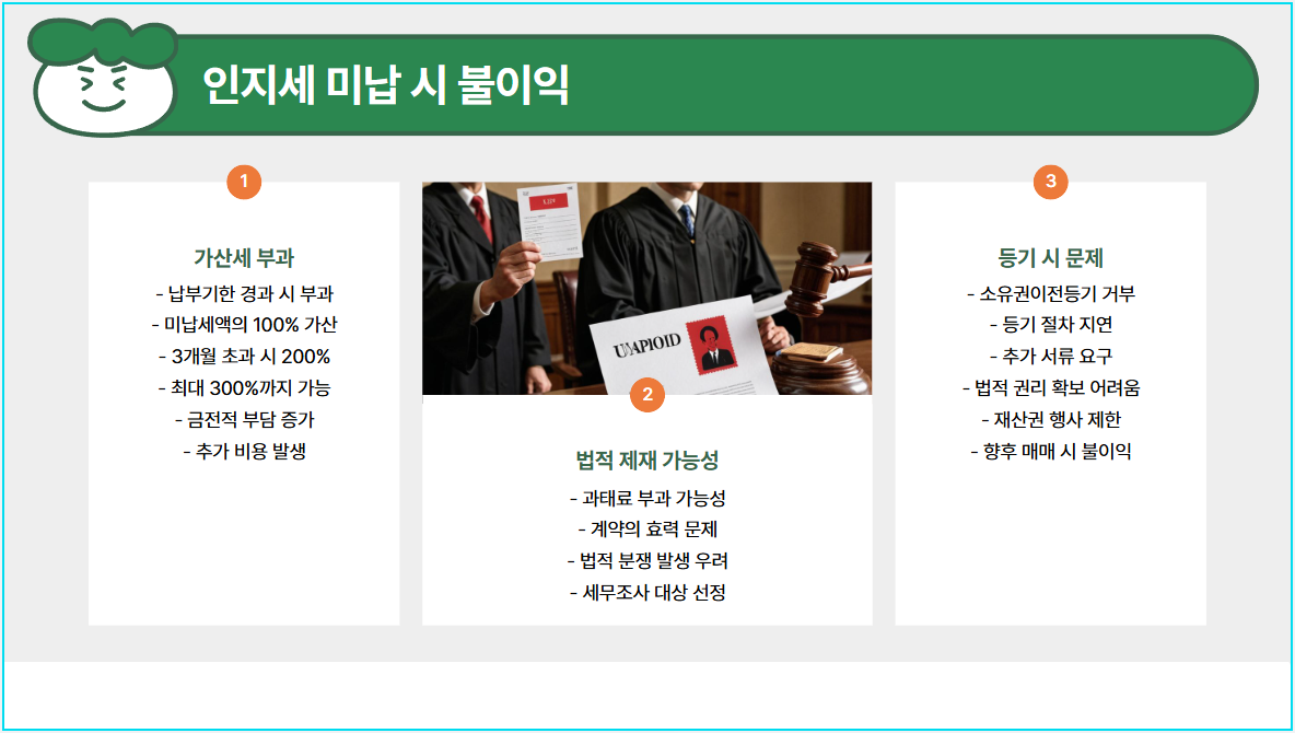 미납시 불이익