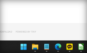 윈도우11 작업표시줄 위치 변경