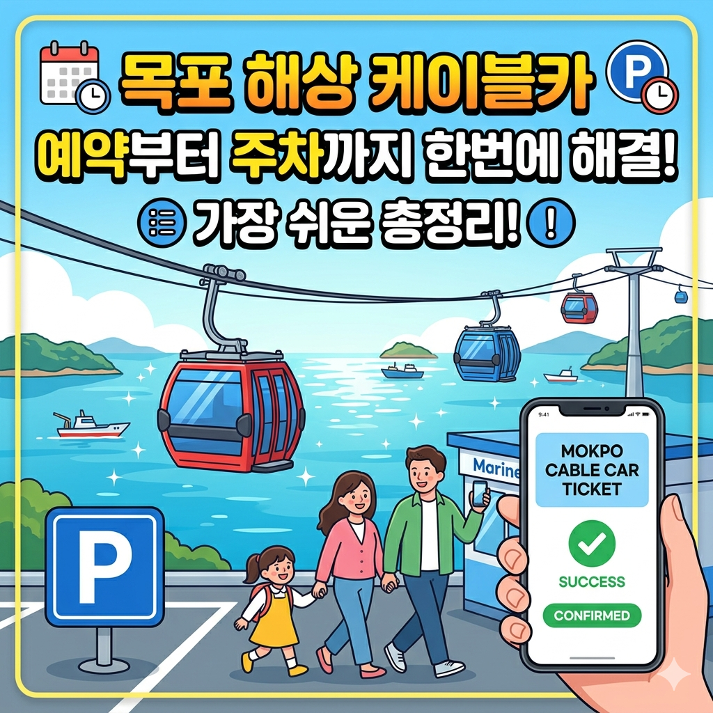 목포 해상 케이블카 예약하러 가기