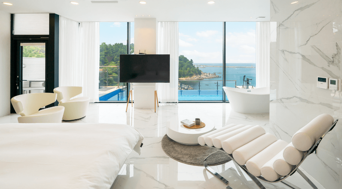 이클리프 풀빌라 201호 오션화이트