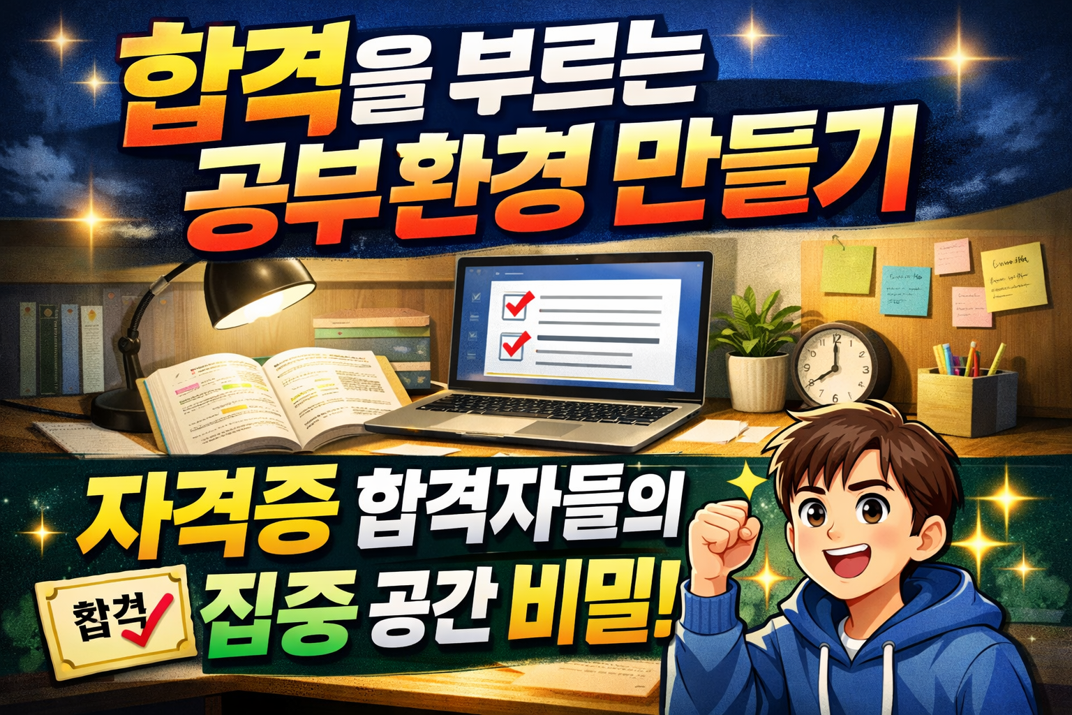 합격을 부르는 자격증 공부 환경