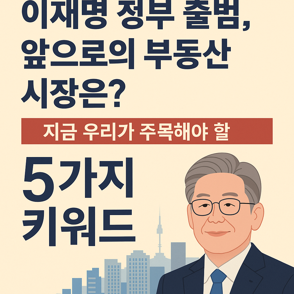 이재명 정부 부동산 정책 총정리! 2025년 하반기 매수 타이밍은 언제일까?