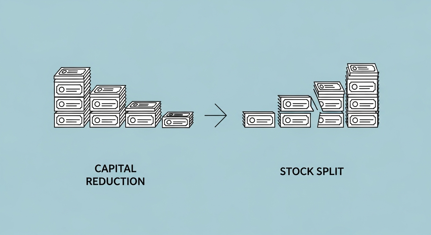 감자와 액면분할의 기본 개념은?