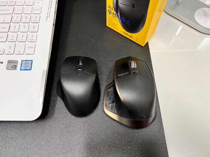 노브랜드와 로지텍 마우스 비교