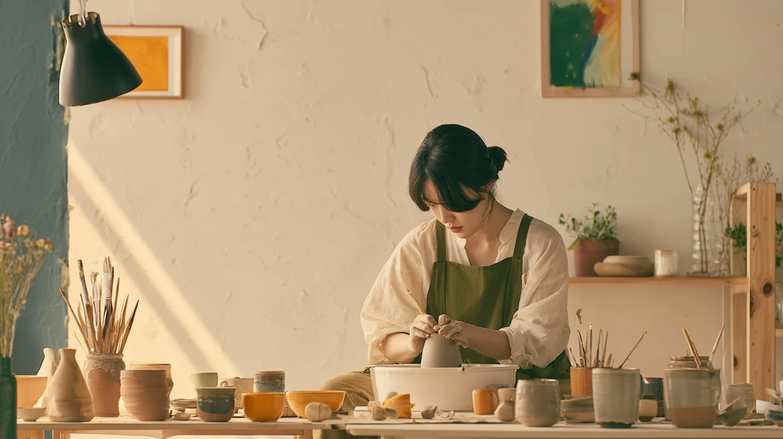 원데이클래스를 혼자 즐기며 만족하는 사람