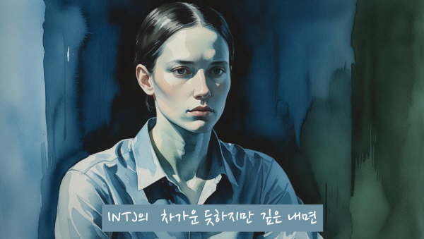 INTJ의 감정 반응은 차가운 듯하지만 깊은 내면에 관한 그림입니다