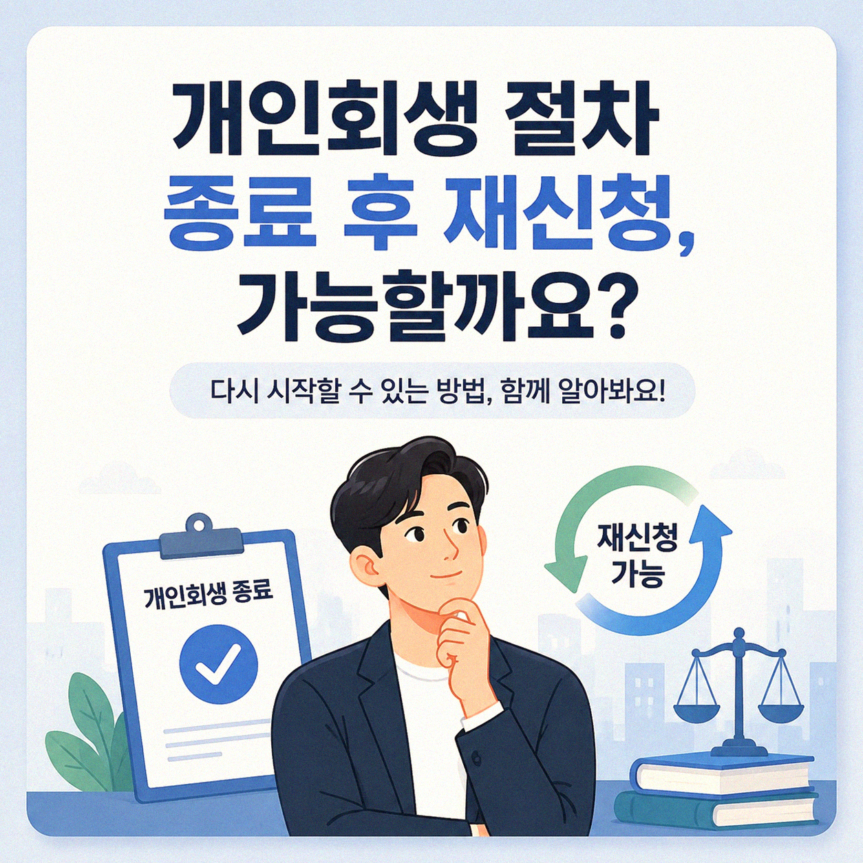 개인회생 끝나고 다시 신청 가능한지 궁금하신가요?