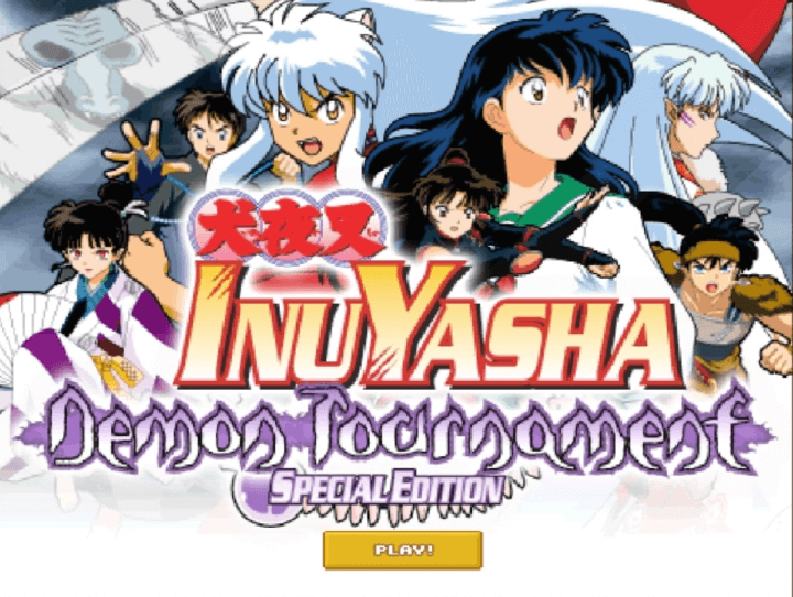 이누야샤-플래시게임-메인-화면