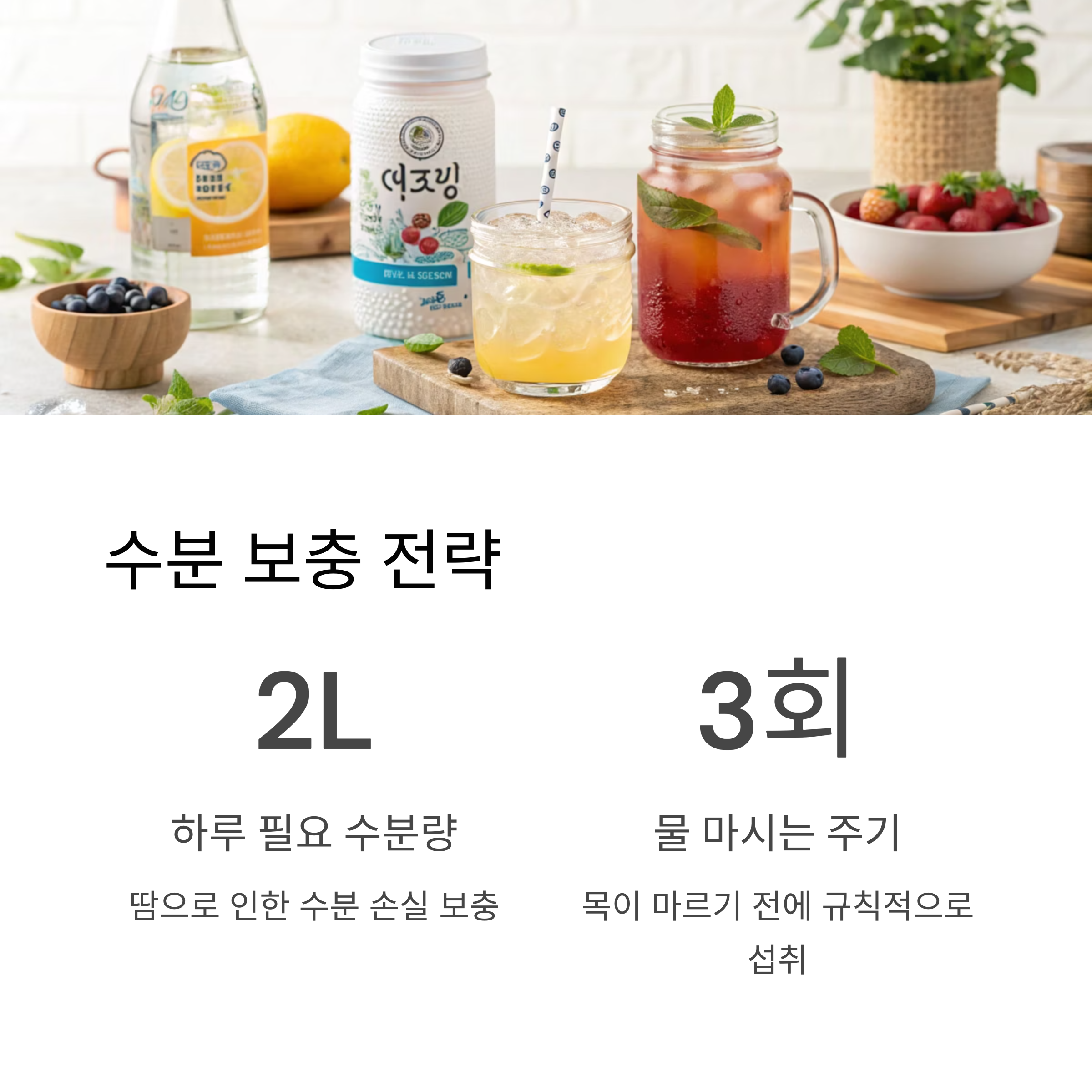 수분 보충 전략