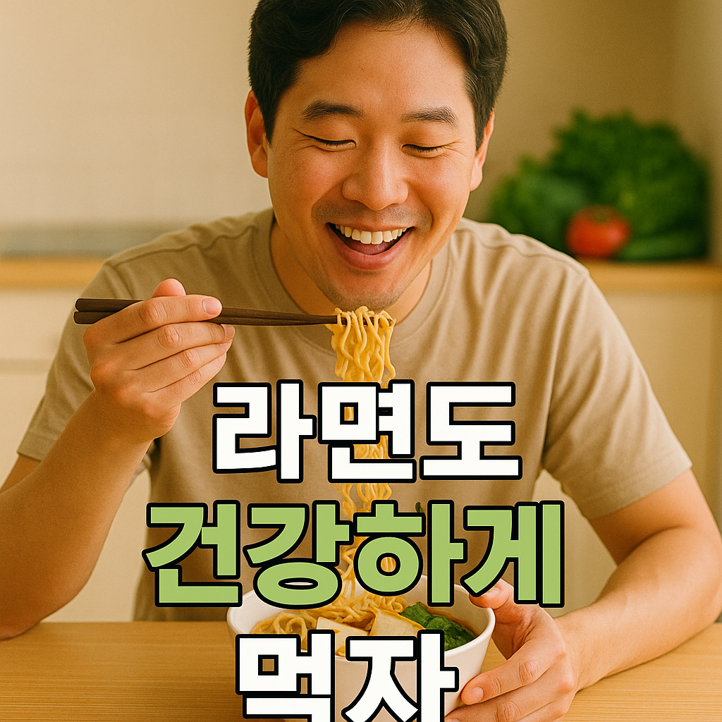 건강하게 즐기는 라면 한 그릇