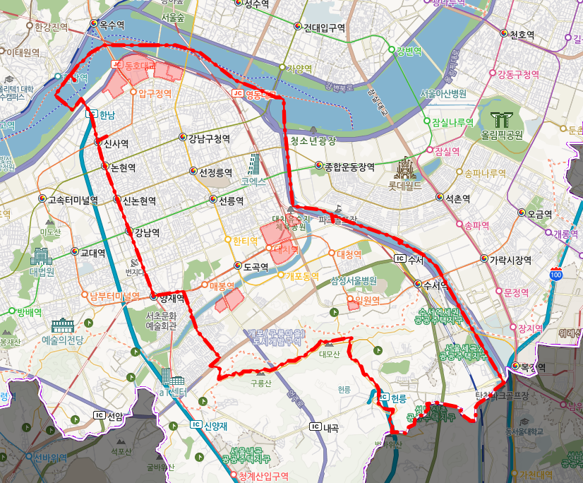 강남구 상업지역