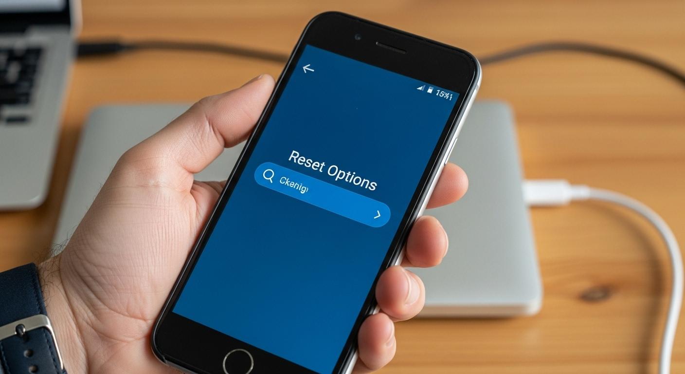 스마트폰 분실 시 초기화 방법