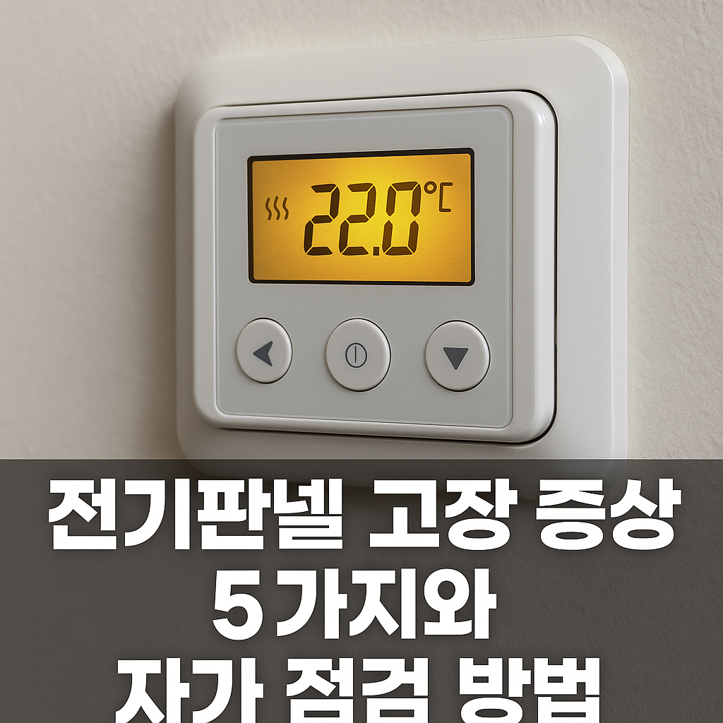 전기판넬 고장 증상