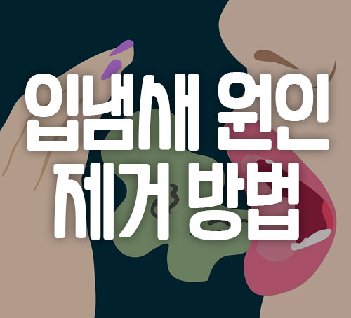 입냄새 원인 및 제거 방법