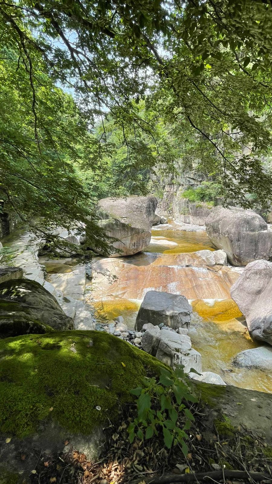 쌍폭포 가는 길