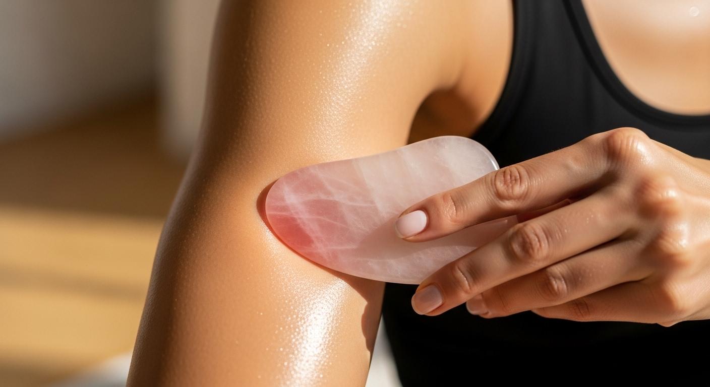 팔뚝살 괄사 마사지법