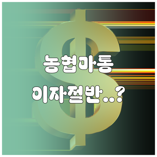 NH농협은행 마이너스통장 금리 비교 ..