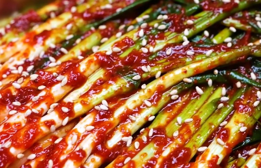 쪽파김치