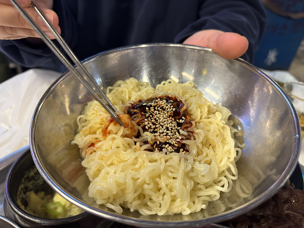 공복주의! 노원역 얼군집 냉삼 맛집 리뷰
