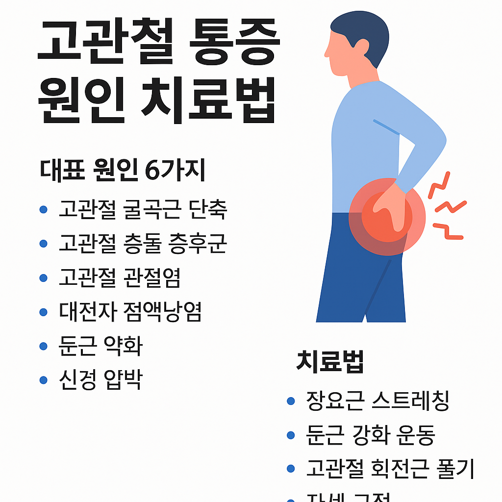 고관절 통증 원인 치료법