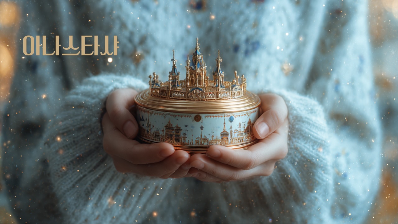 손 안에 오르골을 들고 있는 썸네일